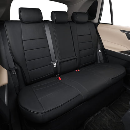 EKR Toyota RAV4 2019-2025 seat covers, faux leather SUV full set, black.