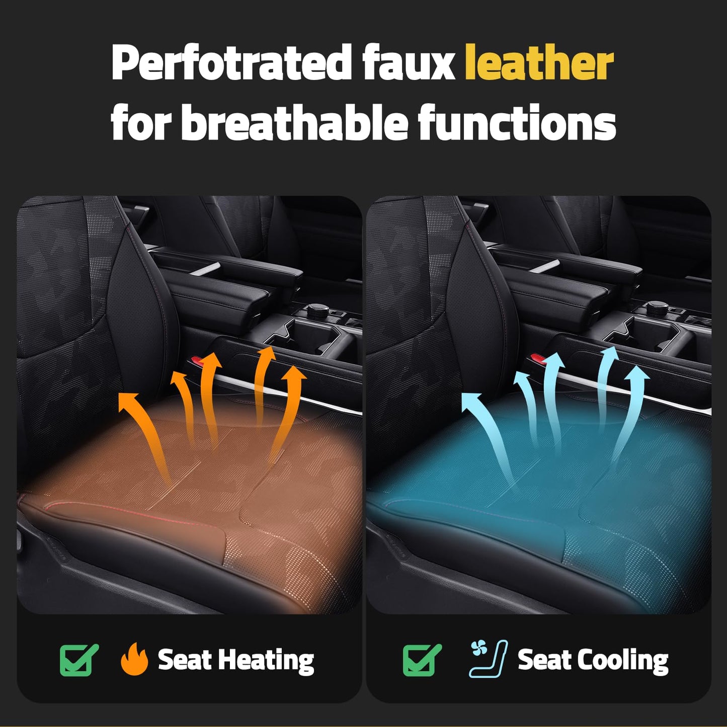 WeatherWard Toyota Tundra 2022-2026 seat covers, black camo, CrewMax/Double Cab full set.
