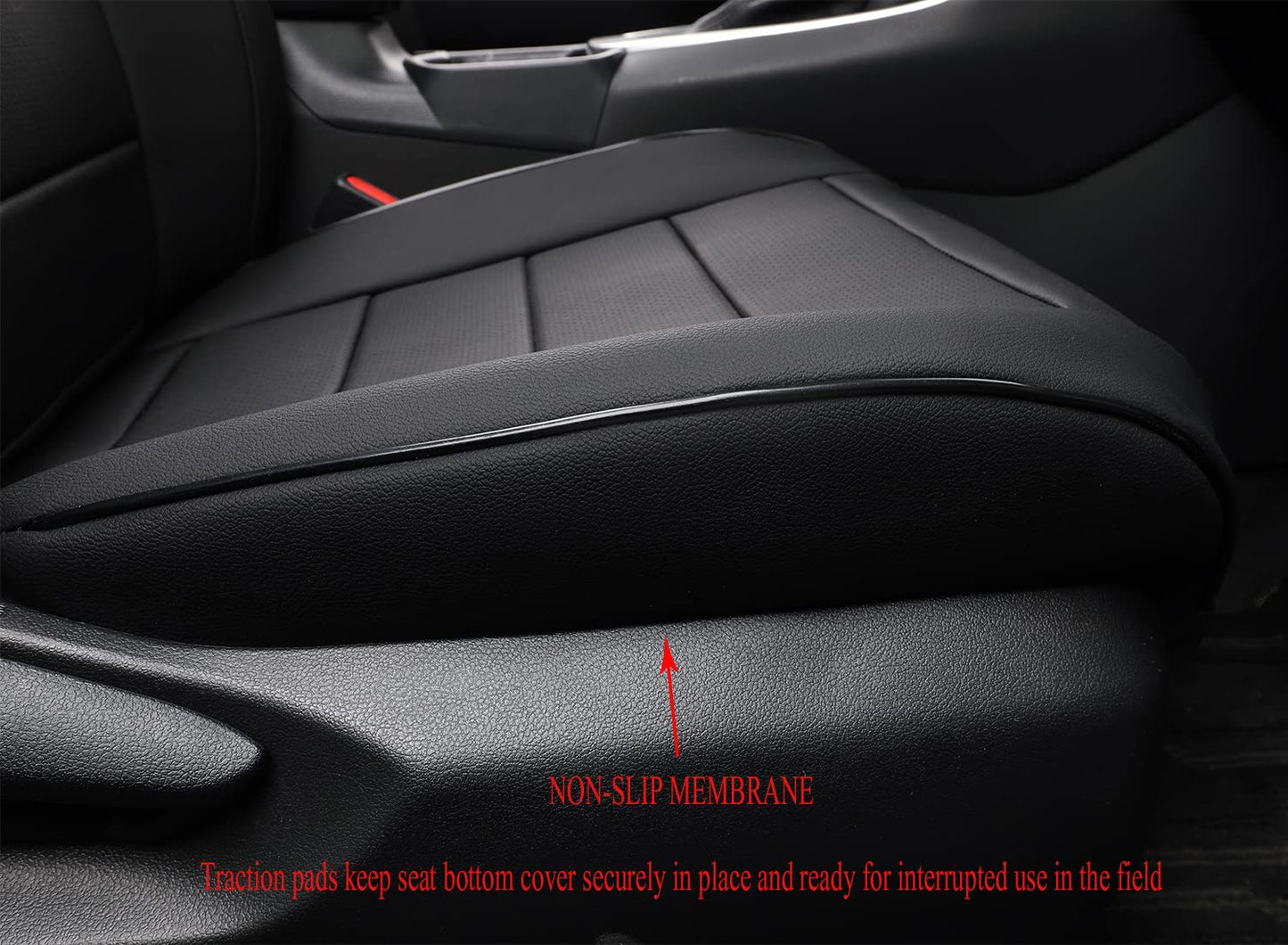 EKR Toyota RAV4 2019-2025 seat covers, faux leather SUV full set, black.