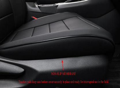 EKR Toyota RAV4 2019-2025 seat covers, faux leather SUV full set, black.