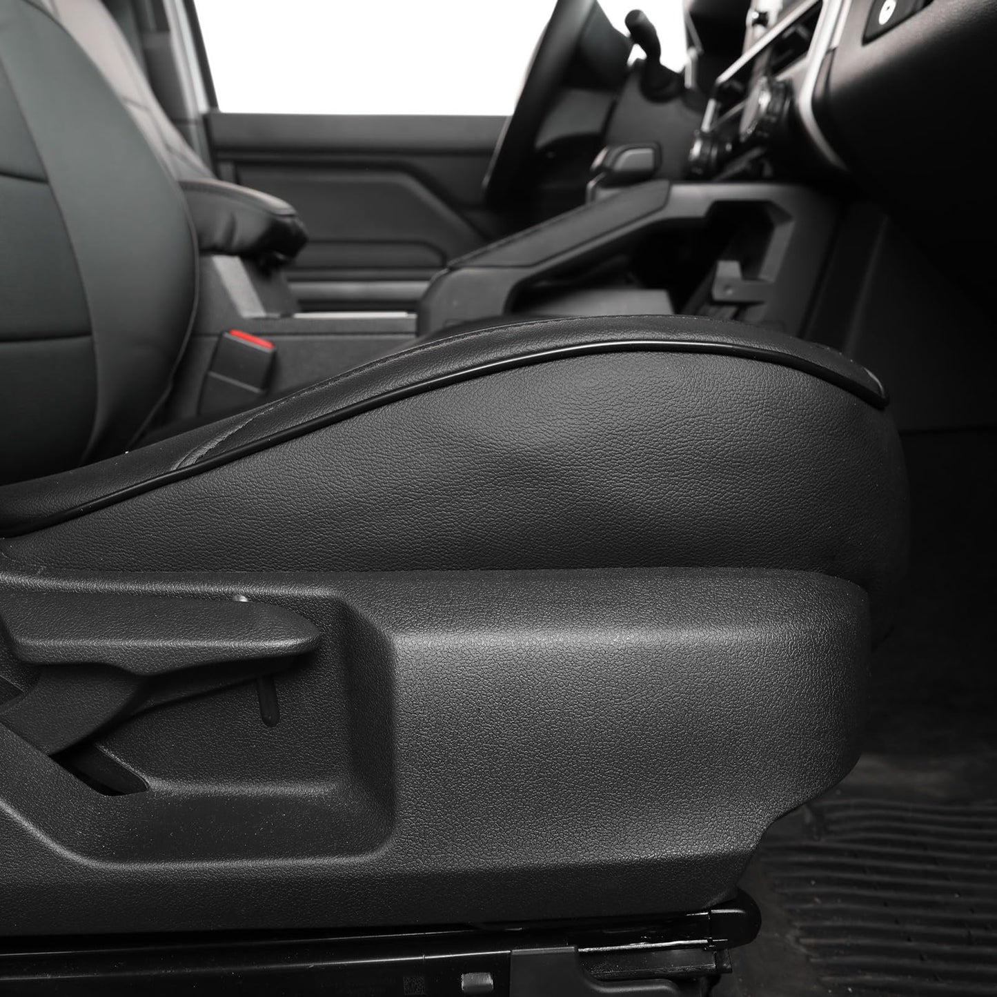 EKR Toyota Tacoma 2024-2026 seat covers, faux leather, custom truck full set, black.