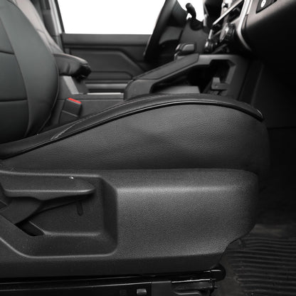 EKR Toyota Tacoma 2024-2026 seat covers, faux leather, custom truck full set, black.