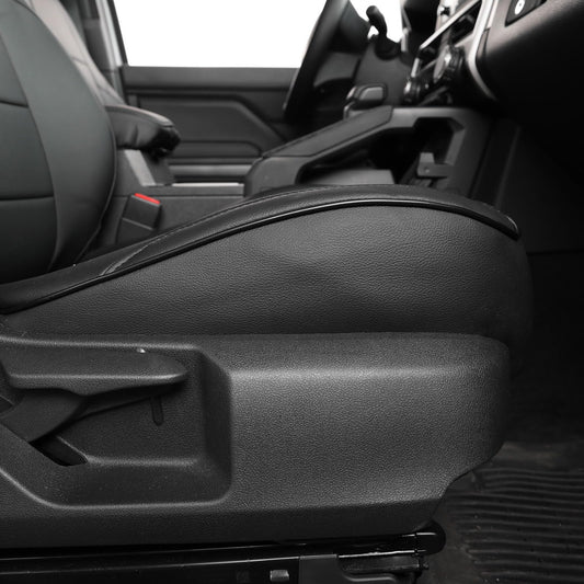 EKR Toyota Tacoma 2024-2026 seat covers, faux leather, custom truck full set, black.