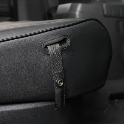 EKR Toyota Tacoma 2024-2026 seat covers, faux leather, custom truck full set, black.